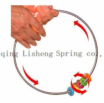 Original Chatter Ring Toy , Gyro Ring Toy Carbon Steel / Stainless Steel Material