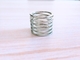 Carton / Stainless Steel Multilayered Wave Coil Spring Ring Standard 4-5mm