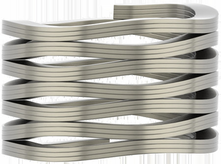 Alloy 20CB 3 Interlaced Wave Springs AISI 316 AISI 304 ISO9001 ISO14001
