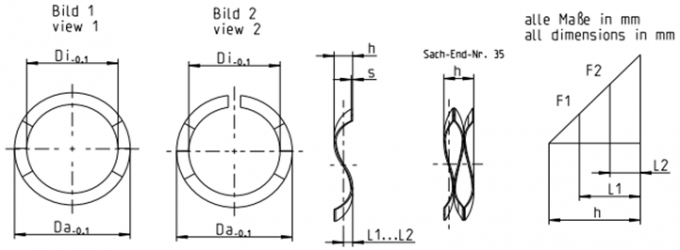 Qty. Size B8 Spring Wave Washers 5